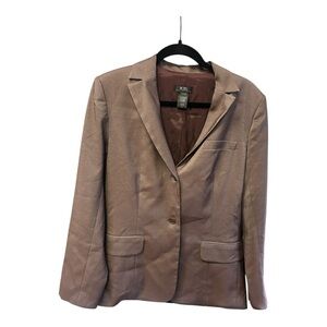 Vintage BCBGMAXAZRIA Women's Blazer in taupe color size 6